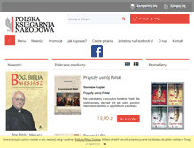 Tablet Screenshot of polskaksiegarnianarodowa.pl